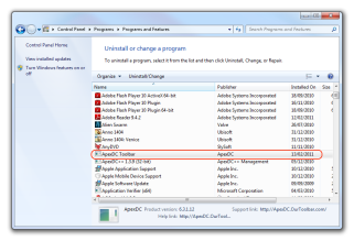 Uninstall the Toolbar (IE)